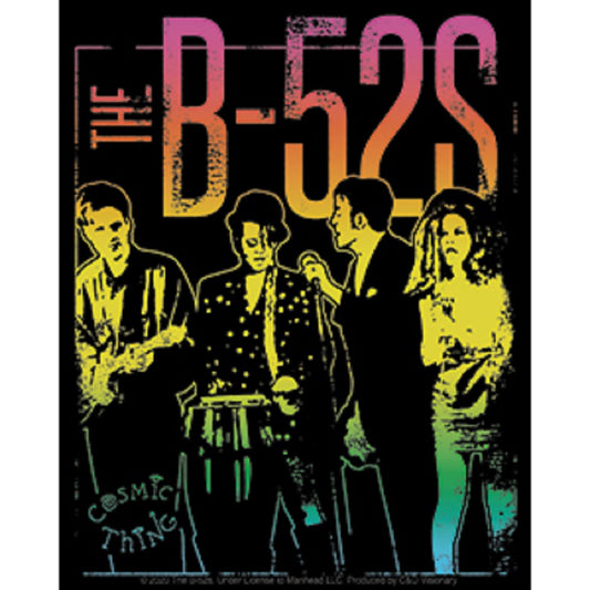 B-52'S GROUP STICKER - New Wave Band B-52's Album Cover, Orignal Artwork Decal STICKER - 4" x 5"