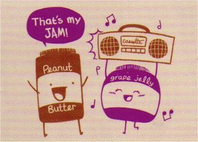 Peanut Butter Jelly That's My Jam Magnet SM4769