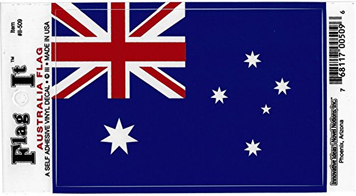 Australia flag decal for auto, truck or boat
