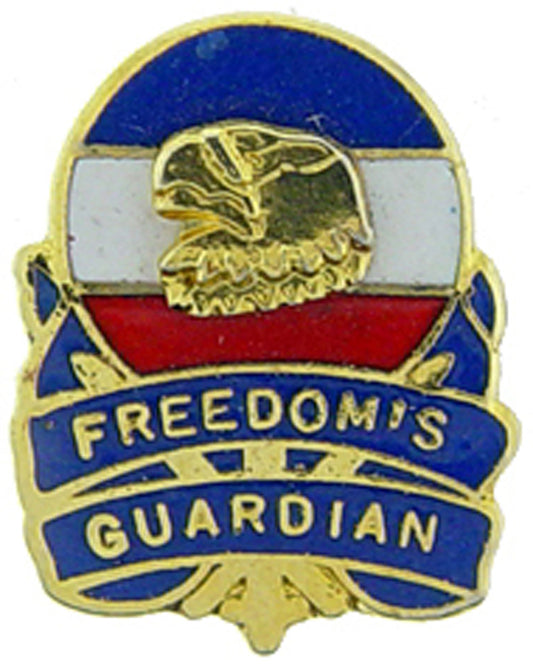 U.S. ARMY, FREEDOMS GUARDIAN - Original Artwork, Expertly Designed PIN - 0.5"