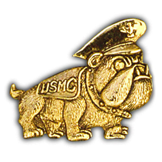 U.S. MARINES, USMC BULLDOG EMBLEM - Original Artwork, Expertly Designed PIN - 1.25"