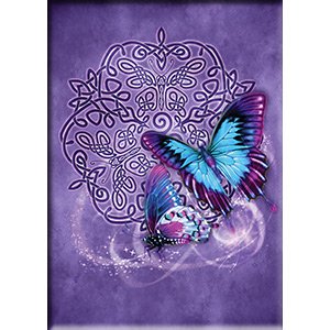Ashwood Brigid Celtic Butterfly, Officially Licensed Original Artwork, MAGNET - 2.5" x 3.5"