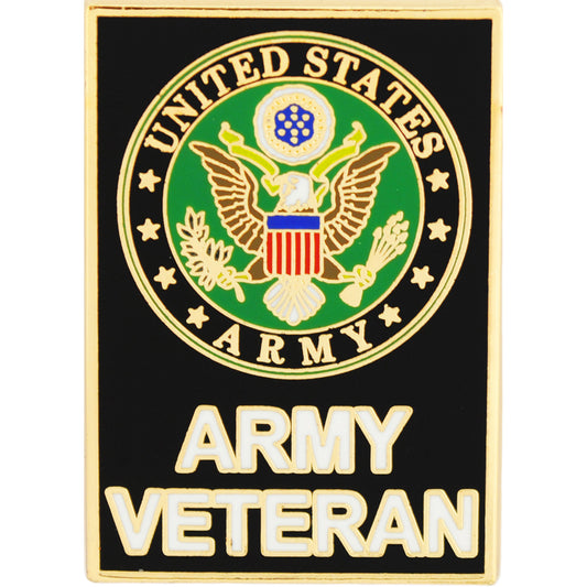U.S. ARMY, ARMY SYMBOL VETERAN - Original Artwork, Expertly Designed PIN - 1.125"