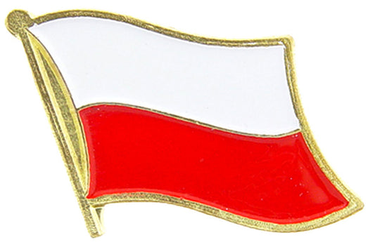 INTERNATIONAL FLAG POLAND PIN - Officially Licensed Patriotic Poland Flag Logo Orignal Artwork Expertly Designed PIN, 1"