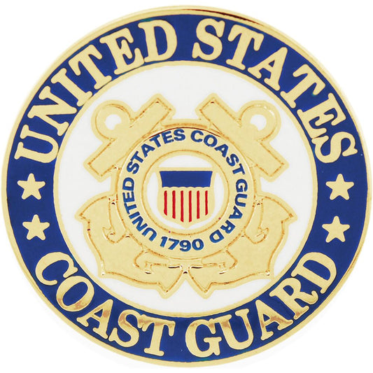U.S. COAST GUARD, USCG LOGO II (REG) - Original Artwork, Expertly Designed PIN - 1"