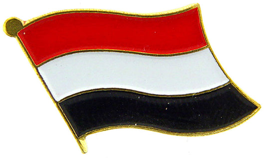 INTERNATIONAL, YEMEN Flag - Original Artwork, Expertly Designed PIN - 1"