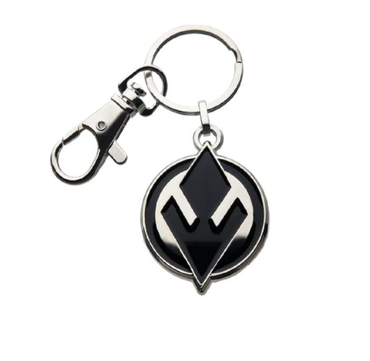 STAR WARS, SITH SYMBOL KEYCHAIN - Stainless Steel Metal Key Holder KEYCHAIN