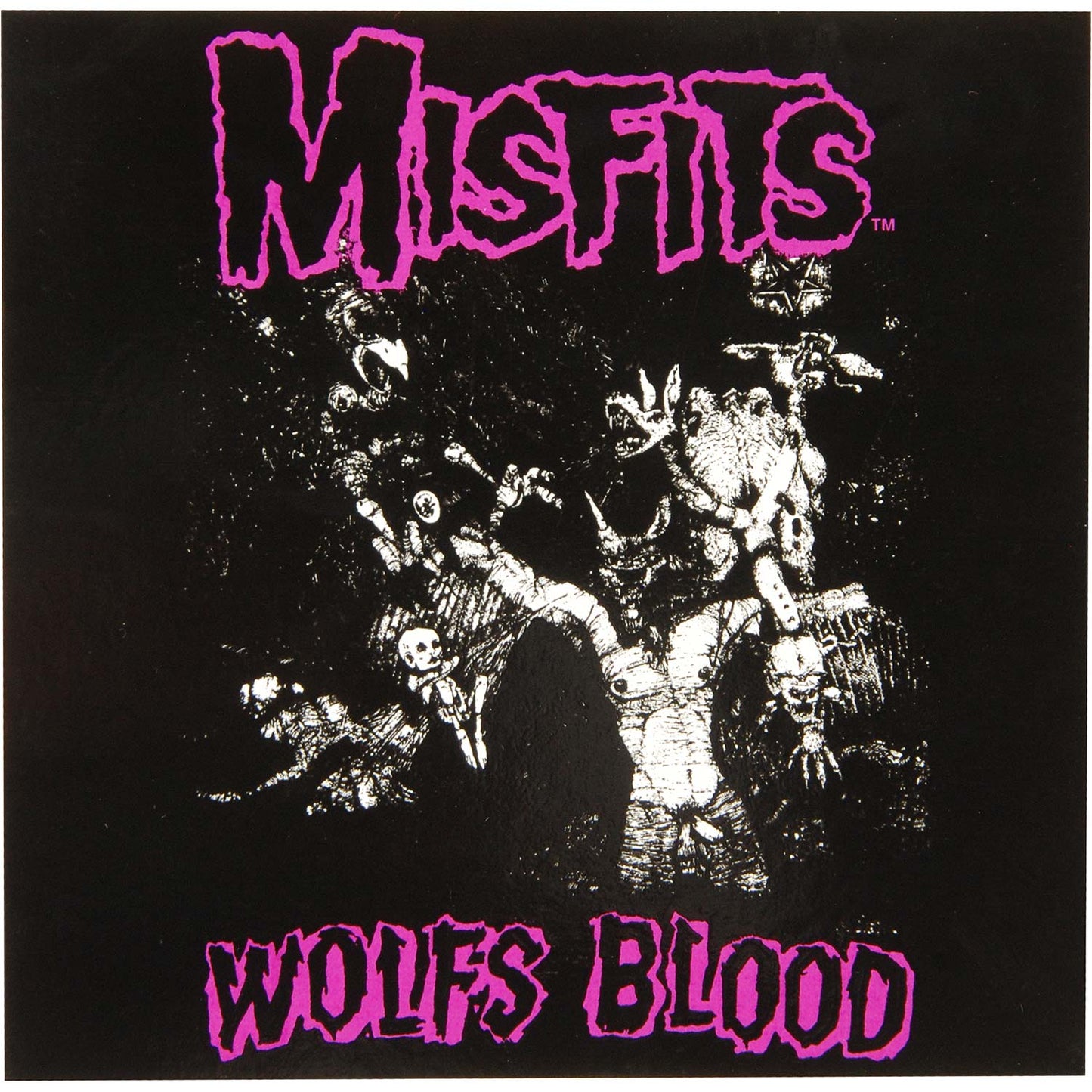 The Misfits Wolf S Blood Sticker
