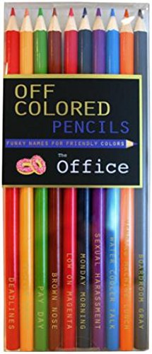 Off Colored Pencils - THE OFFICE - Funky Names For Friendly Colors