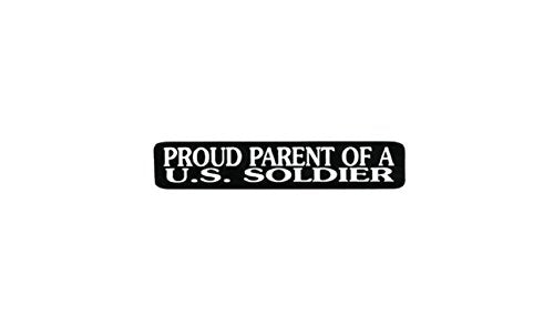 Proud Parent Motorcycle Helmet Stickers - Novelty Artwork Biker Decals, 4" x 1"