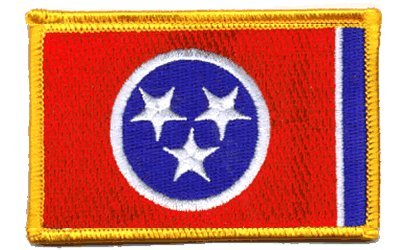 Tennessee iron-on embroidered patch