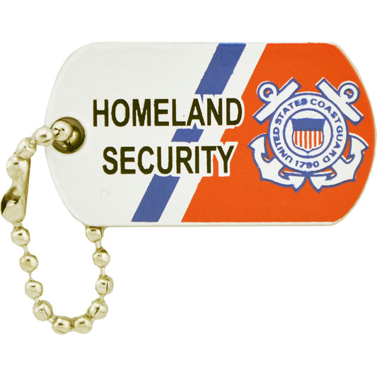 U.S. COAST GUARD, HOMELAND SECURITY - Original Artwork, Expertly Designed PIN - 1.25"