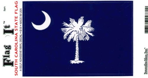 South Carolina flag decal for auto, truck or boat