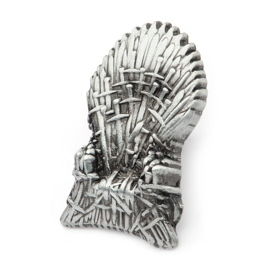 GAME OF THRONES IRON THRONE 3D PIN - Officially Original Flat Back Brooch Lapel Pin - 0.7" x 1"