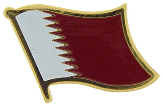 INTERNATIONAL, QATAR Flag - Original Artwork, Expertly Designed PIN - 1"
