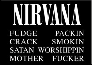 NIRVANA CURSE - Original Artwork Fridge Magnet, Size - 2.5" x 3.5"