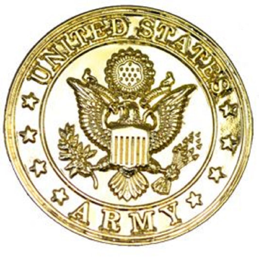 U.S. ARMY, ARMY SYMBOL - Original Artwork, Expertly Designed PIN Gold - 1"