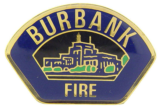 FIRE & EMS, BURBANK FIRE - Original Artwork, Expertly Designed PIN - 1"