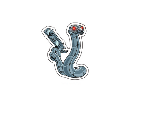 RICK & MORTY STICKER - Officially Licensed Rick and Morty SNAKE Original Artwork Premium Decal STICKER