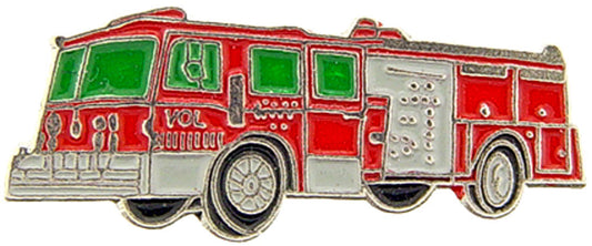 FIRE & EMS, RED TRUCK - Original Artwork, Expertly Designed PIN - 1"