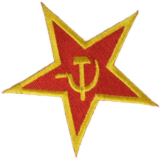 Military, RUSSIAN SOVIET STAR - Novelty Patches, Iron On Patch - 3.25"