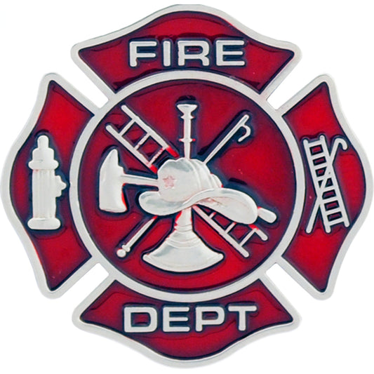 FIRE & EMS, Fire Department LOGO - Original Artwork, Expertly Designed PIN - 1"