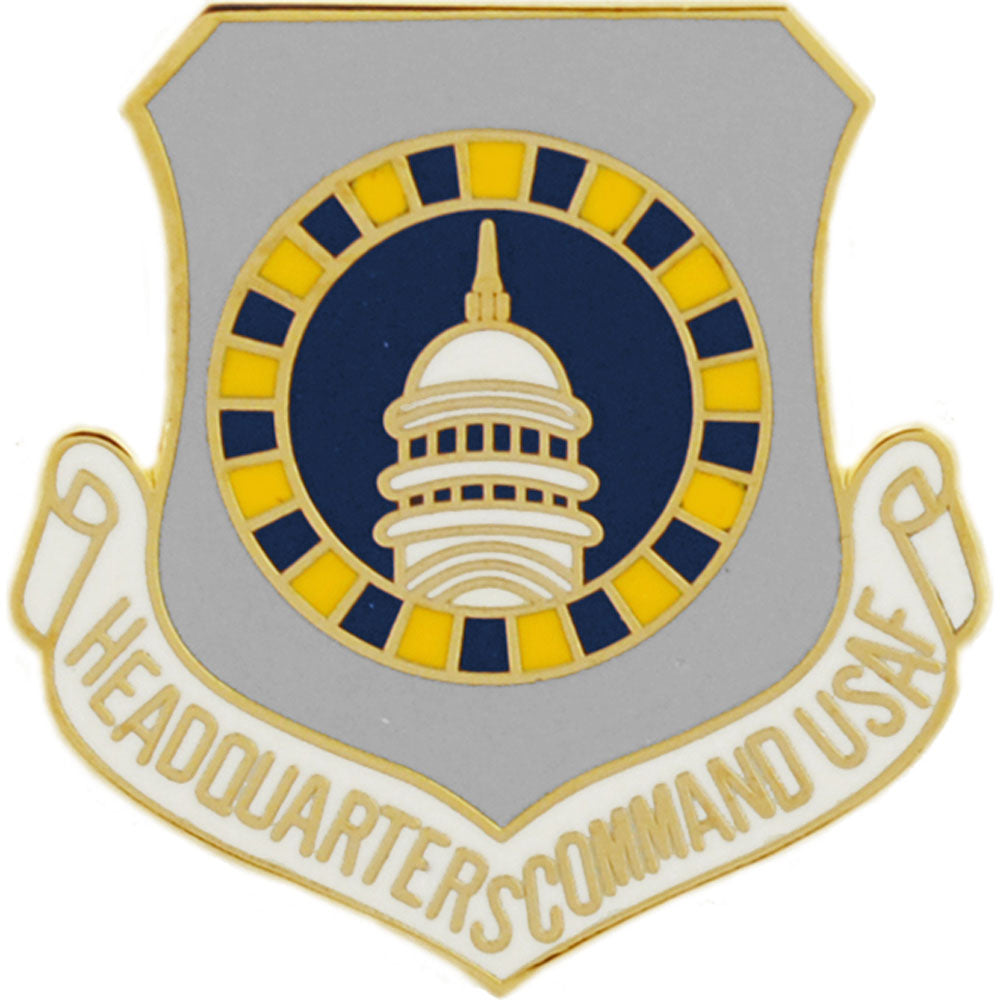 U.S. AIR FORCE, HEADQUARTER COMMAND - Original Artwork, Expertly Designed PIN - 1"