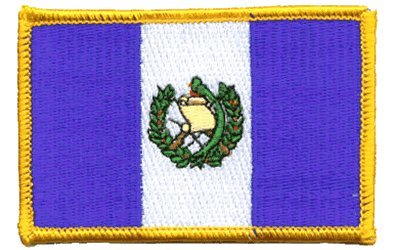 Guatemala iron-on embroidered patch