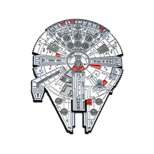 STAR WARS, MILLENNIUM FALCON PIN - Official Licensed Novelty Cute PIN - 3" x 2"