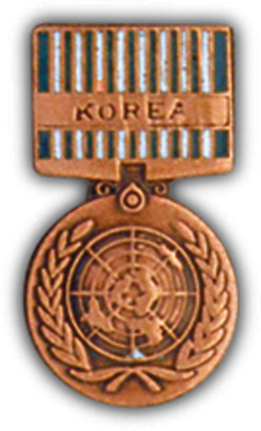 U.S. MILITARY, MEDAL UNSERVICE KOREA - Original Artwork, Expertly Designed PIN - 1.1875"