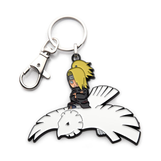 NARUTO CHIBI DEIDARA KEYCHAIN, Officially Licensed Original Anime Figure "Naruto" The Young Ninja Chibi Deidara Keychain