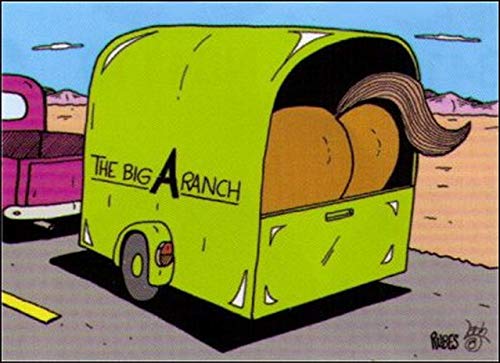 Rubes The Big A Ranch Magnet RM2944