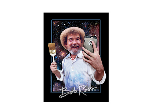 SELFIE BOB ROSS MAGNET - Officially Licensed SELFIE BOB ROSS Artwork Decorative Refrigerator Fridge Magnet - 2.5" x 3.5"
