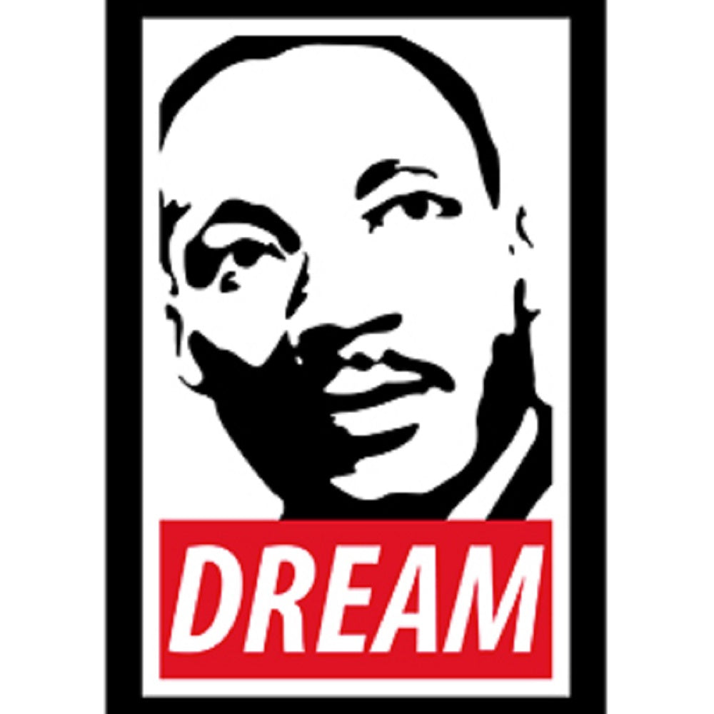 King Martin Luther Sticker - Martin's Dream, Orignal Artwork Vinyl - Decal STICKER - 3.25" x 5"