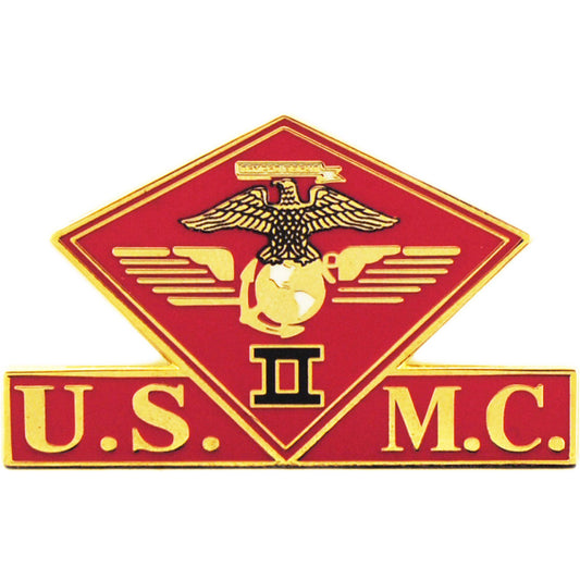 U.S. MARINES, USMC 2ND Marine Corps WING - Original Artwork, Expertly Designed PIN - 1.375"