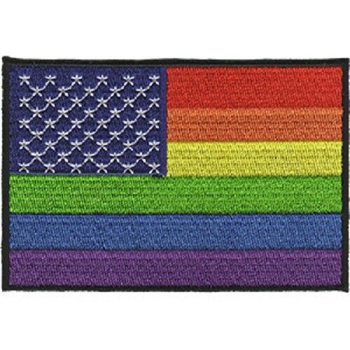C&D Visionary P-JSX-0020 JSX American LGBTQ + Flag Patch Multi Color