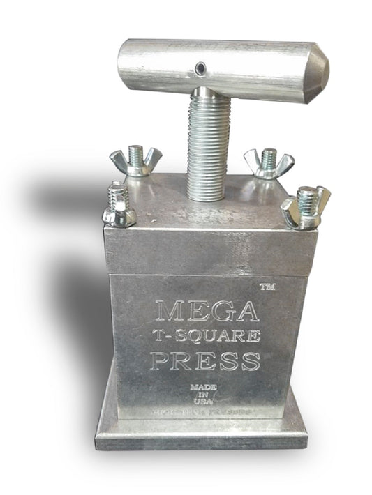 Hydraulic Mega Press Built From Aircraft Aluminum - Made in USA (THE MEGA T SQUARE PRESS)