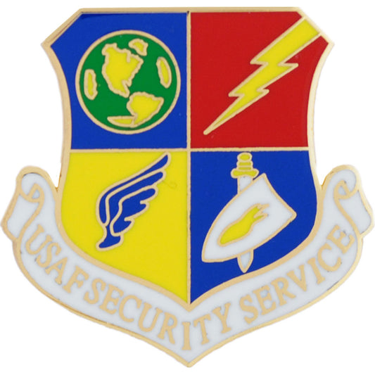 U.S. AIR FORCE, USAF SECURITY SERVICE - Original Artwork, Expertly Designed PIN - 1"