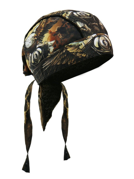EAGLE CLOUDS - High Quality Micro-Fiber & Mesh Lining Bikers HEADWRAP