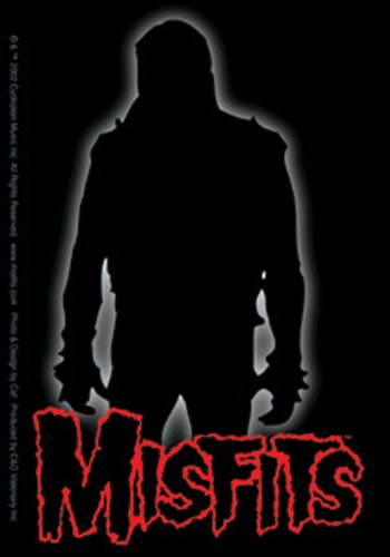 Licenses Products Misfits Silhouette Logo Sticker