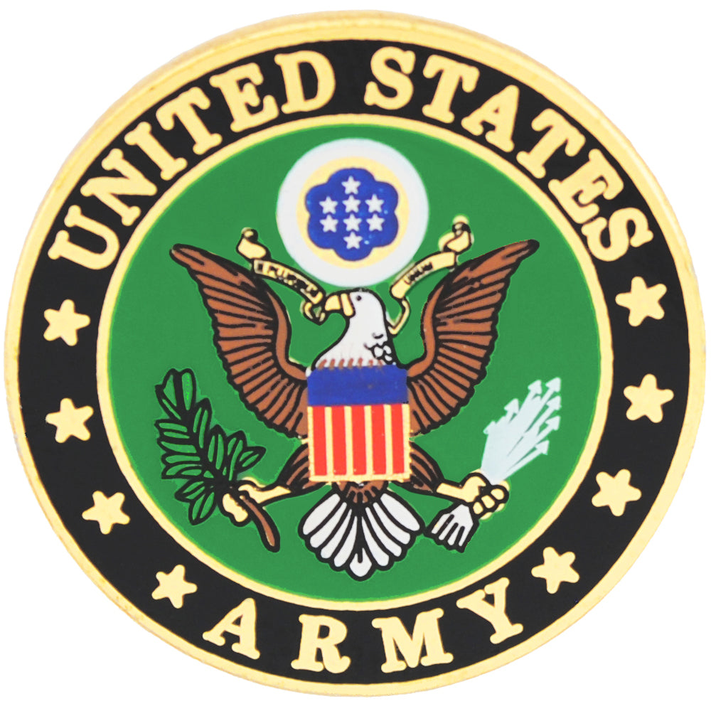 U.S. ARMY, ARMY SYMBOL C - Original Artwork, Expertly Designed PIN - 0.875"