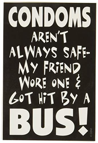 C&D Visionary CDX Saying and Statement Condoms Sticker (S-7682)