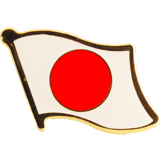 INTERNATIONAL FLAG "JAPAN" PIN - Officially Licensed Patriotic Japan Flag Logo Orignal Artwork Expertly Designed PIN, 1"
