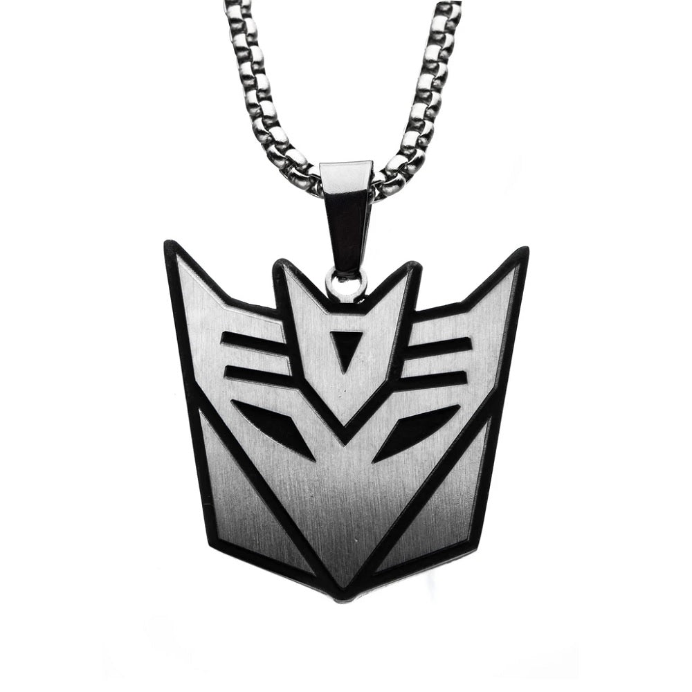 TRANSFORERMERS DECEPTICON NECKLACE - Novelty Official Licensed Stainless Steel Pendant NECKLACE