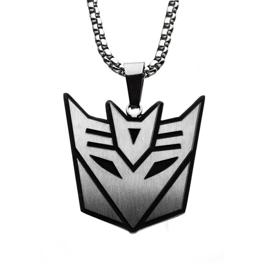 TRANSFORERMERS DECEPTICON NECKLACE - Novelty Official Licensed Stainless Steel Pendant NECKLACE