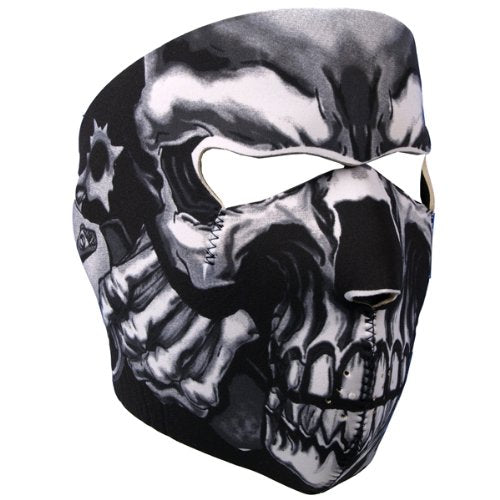 ASSASSIN NEOPRENE Bikers Full Protection, Hook & Loop Fastener - FACE MASK - One Size