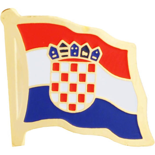INTERNATIONAL, CROATIA Flag - Original Artwork, Expertly Designed PIN - 1"