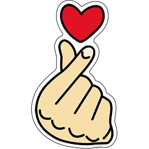 SOCIAL EXPRESSION K-POP SNAP - Orignal Artwork Vinyl - Decal STICKER - 2.75" x 4.75"