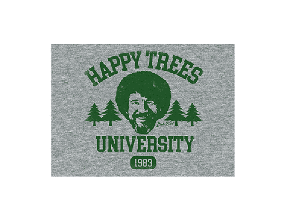 HAPPY TREES UNIVERSITY 1963 MAGNET - Officially Licensed UNIVERSITY BOB ROSS Decorative Refrigerator Magnet, 2.5" x 3.5"