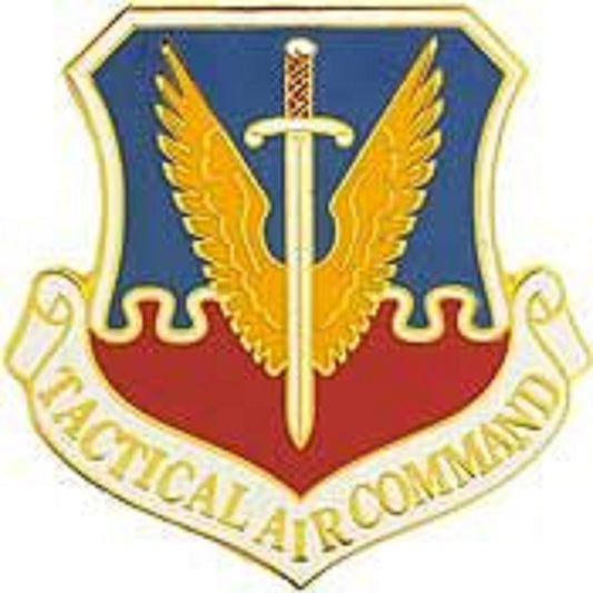 U.S. AIR FORCE, USAF TACTICAL AIR Command - Original Artwork, Expertly Designed PIN - 1.5"